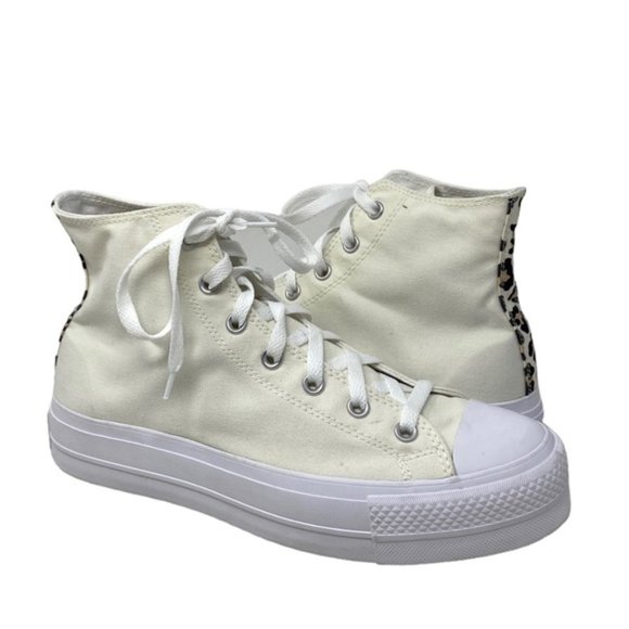 Converse Ctas Lift Platform High Women's Canvas White Shoes Custom 171209C-WWWL - Picture 6 of 10